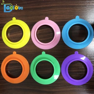 Food Grade Silicone Sucker BPA Free Silikonowe ssanie do płyty Bamboo Non-slip Bamboo Bowl z Stay Ring Suction Ring